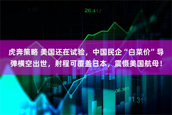 虎奔策略 美国还在试验，中国民企“白菜价”导弹横空出世，射程可覆盖日本，震慑美国航母！